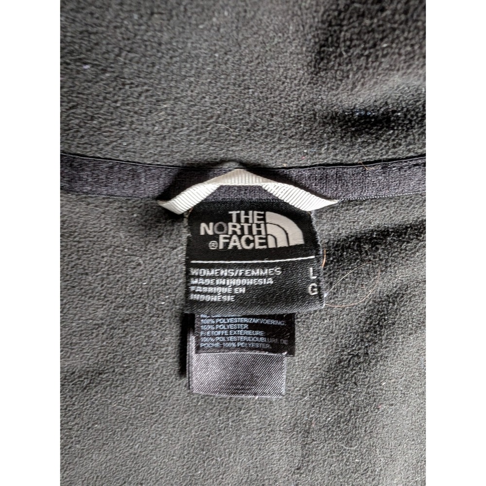 The North Face Osito Full Zip Fleece Jacket Charcoal Gray Womens L High Pile - Picture 7 of 9